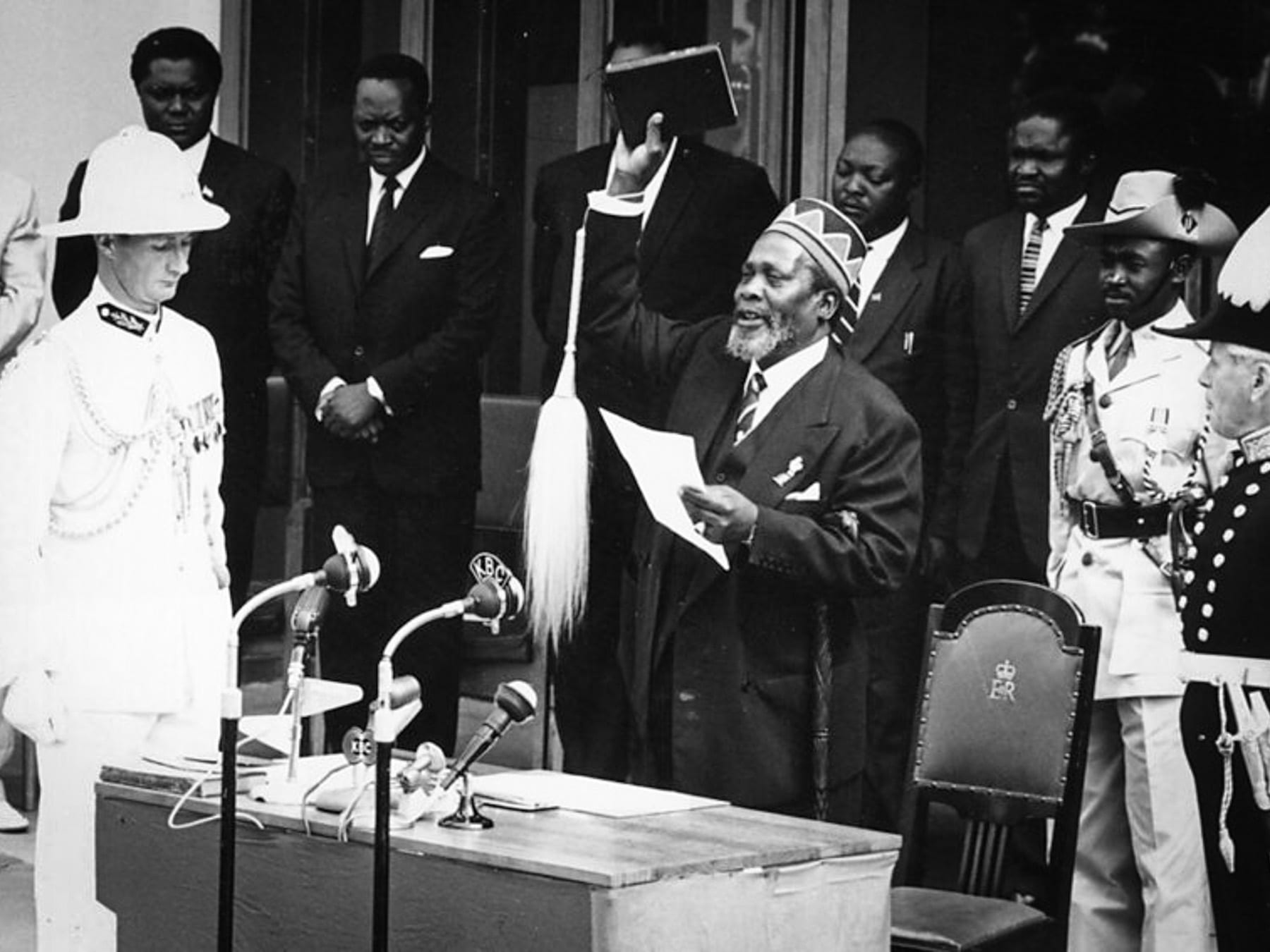 Jomo Kenyatta became Prime Minister of Kenya on December 12, 1963. Image by Getty Images.