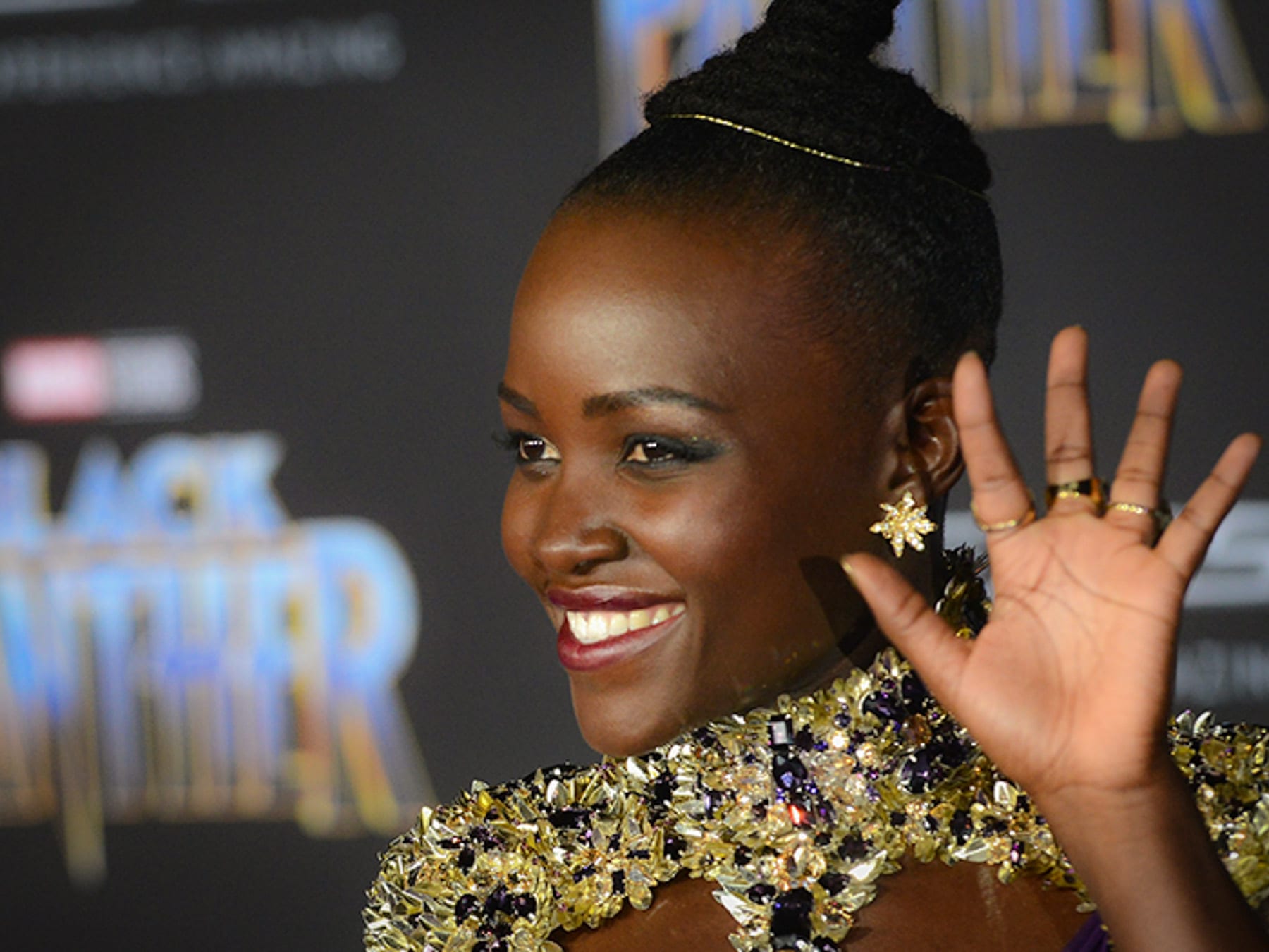 Lupita Nyong’o is a well-known Kenyan actress who won an Academy Award for her film debut in 12 Years a Slave (2013) and has appeared in many other hit movies.