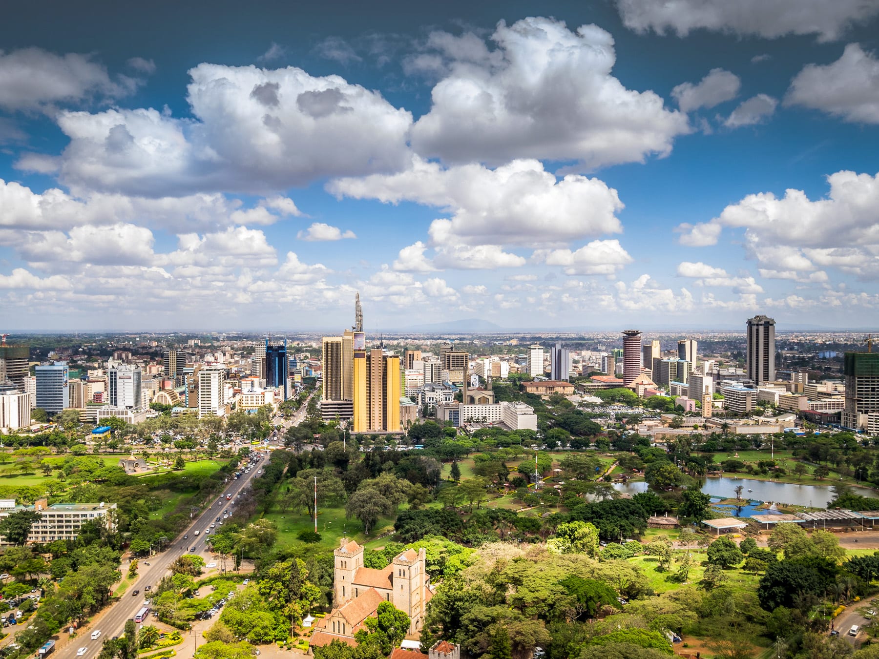 A view over Nairobi, the country’s capital. Image by Eunika Sopotnicka, 123rf.com.