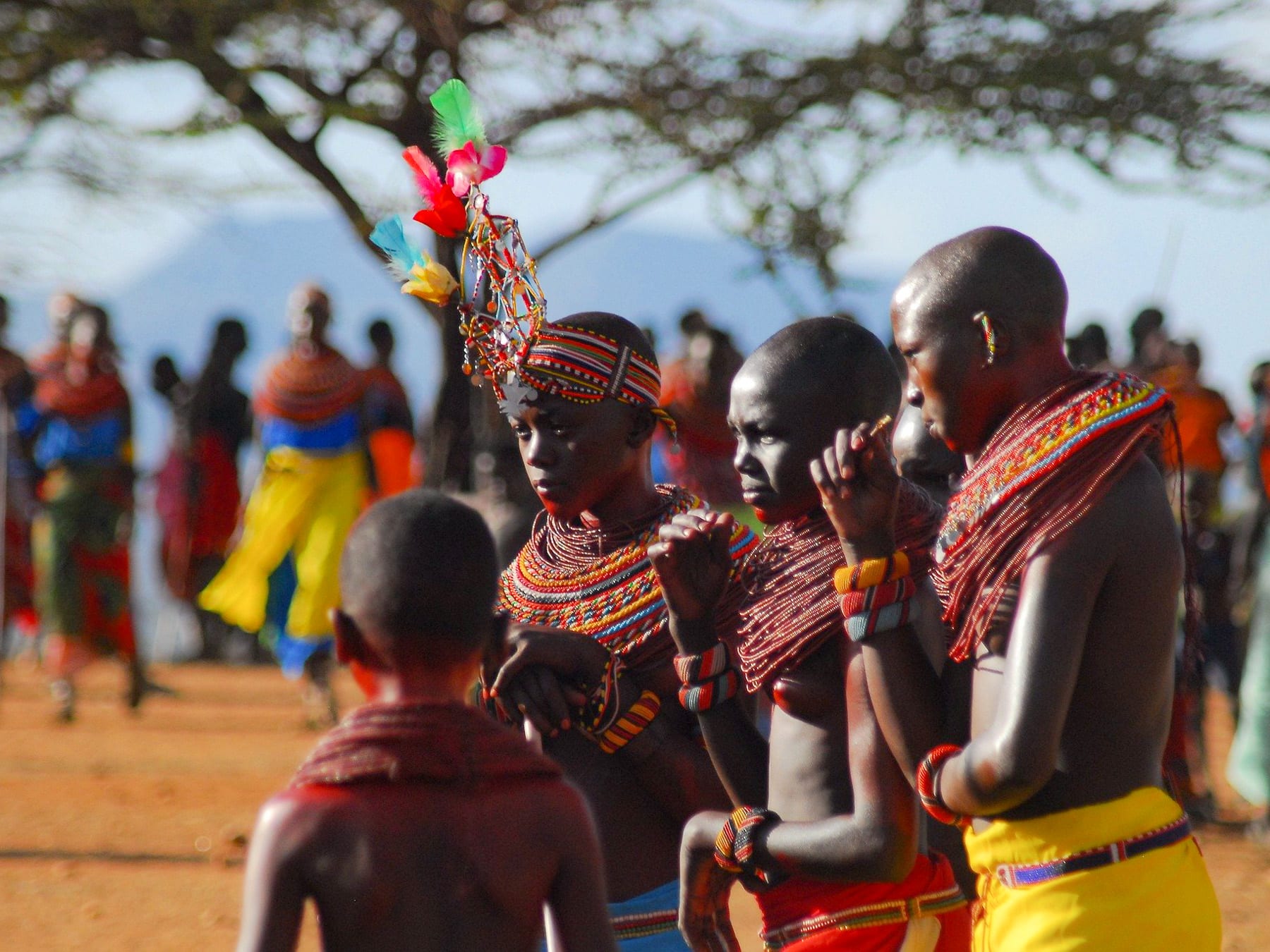 A traditional Samburu wedding. Image by Alex Strachan, Pixabay.com