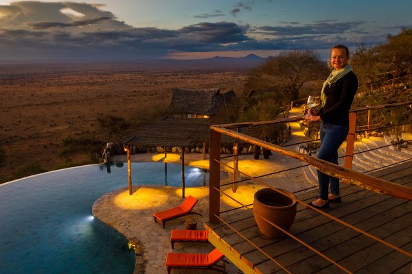 Luxury Kenya Safaris - Stay at Lions Bluff, Tsavo, Kenya